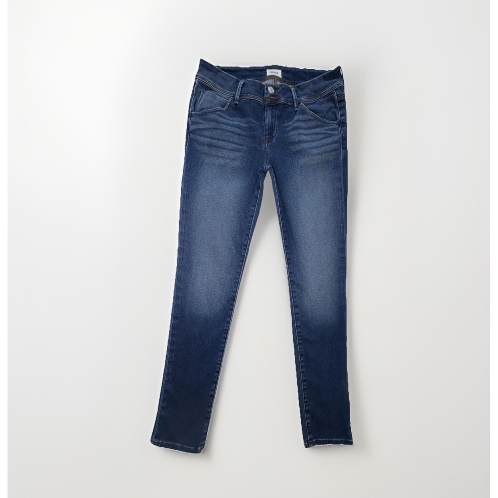 Hudson Jeans Collin Skinny Mid Rise Blue Stretch Denim Women's Size 28‎ W30x31